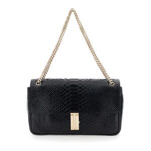 Tom Ford Women Semi Shiny Printed Python B/C Chainshoulder Bag